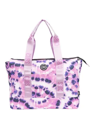 Double Face Tote Bag Multicolor Large Black Pineapples & Tie dye 