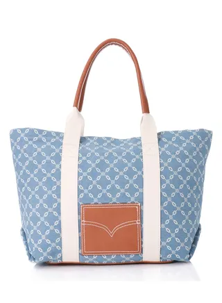 Large Sized Beige & Camel Practical Shoulder Bag 