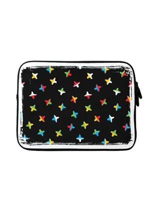 Twofaced Ex's Designer Sleeve With Strap For Apple MacBook Multicolour 