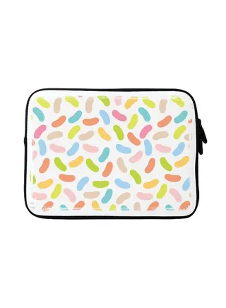 Jelly Beans Designer Sleeve With Strap For Apple MacBook Multicolour 