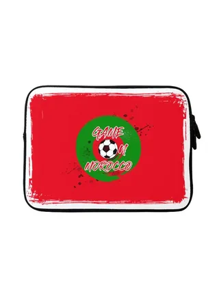 Game On Morocco Designer Sleeve With Strap For Apple MacBook Multicolour 