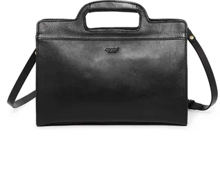 Sleek Creek Leather Crossbody Bag