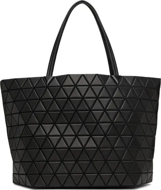 Bao Bao Issey Miyake Black Bateau Matte Tote