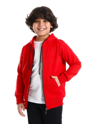 Unisex Hoodie With Zipper 