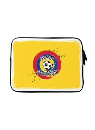 Game On Colombia Designer Sleeve With Strap For Apple MacBook Multicolour 