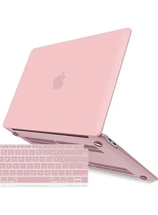 2020 Apple MacBook Air M1 A2337 A2179 A1932 Plastic Hard Shell Case with Keyboard Cover Pink 