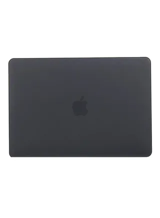 Matte Style Protective Case Cover For Apple MacBook Air 13.3-Inch A1932 (2018) Black 