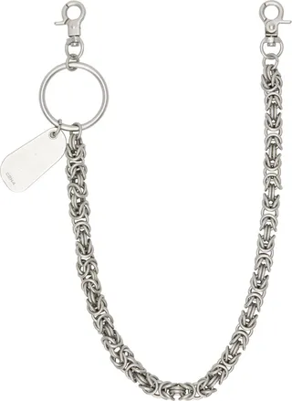 C2H4 Silver Basic Pants Keychain