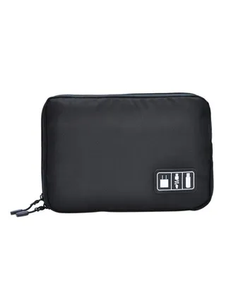 Waterproof Travel Cable Organizer Black 