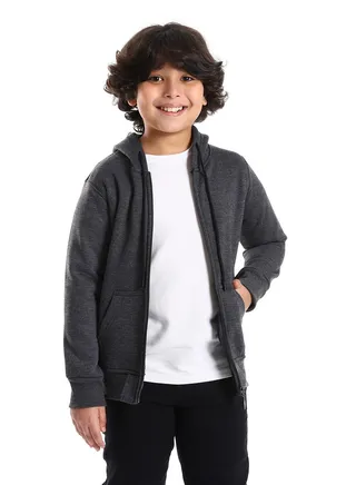 Unisex Hoodie With Zipper 