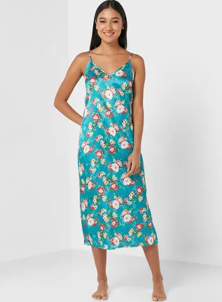 Printed Night Dress 
