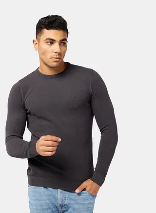 Basic Knit Long Sleeve Pullover 