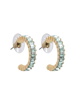 Alissa Stone Embellished Cuff Earrings 