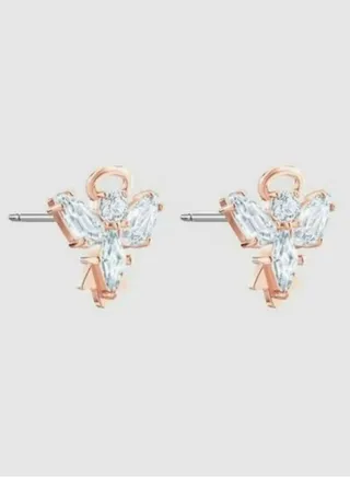 Rose Gold Pierced Earrings 