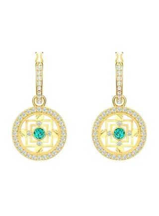 Generic Swarovski Mandala Dangle Earrings 