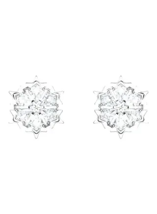 Generic Swarovski Magic Flower Shape Stud Earrings 