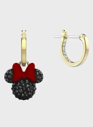 Generic Swarovski Minnie Earrings Gold-Tone Plated 