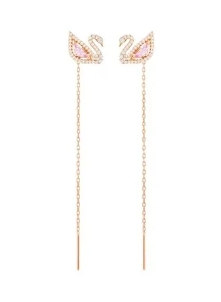 Generic Swarovski Swan Charm Studs 
