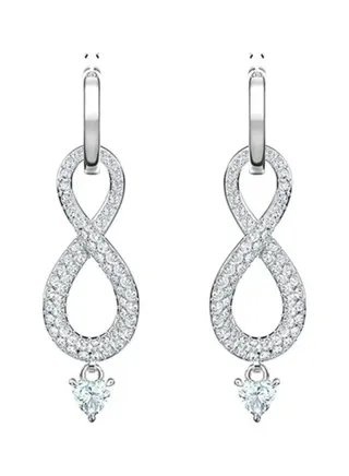 Generic Swarovski Infinity Dangle Earrings 