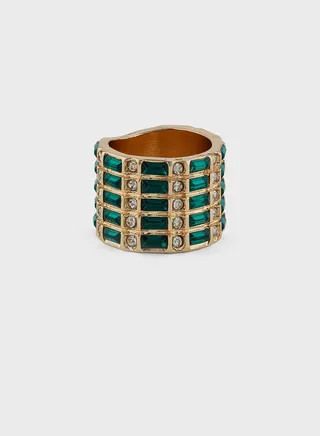 Rhinestone Statement Ring
