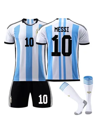 World Cup Argentina 10 Messi National Team Jersey 