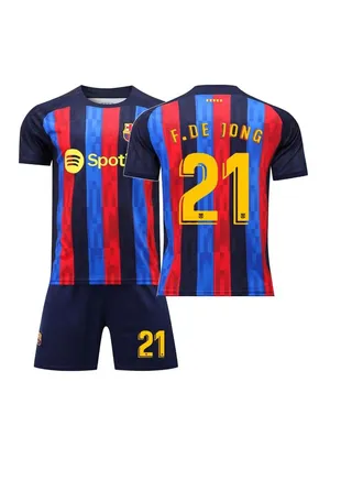 Barcelona Jersey No. 21 F.DE Jong Men's Soccer Jersey 