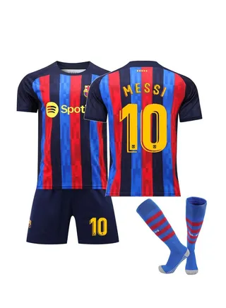 Barcelona Jersey Home And Away Messi Football kit Number 10 