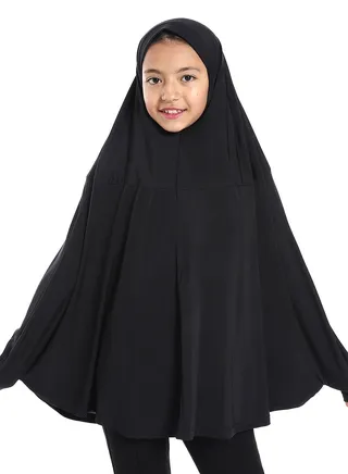 Plain Prayer Veil For Girls With Long Sleeves 