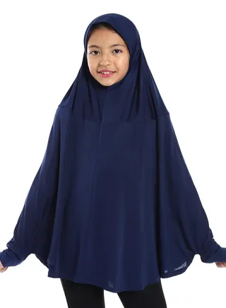 Plain Prayer Veil For Girls With Long Sleeves 