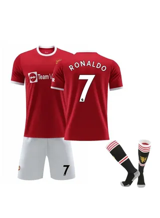 NYTYU Ronaldo Jersey T-shirts And Shorts Set For Adults/Children Size  26 