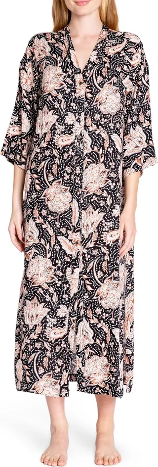 Paisley Crepe Duster