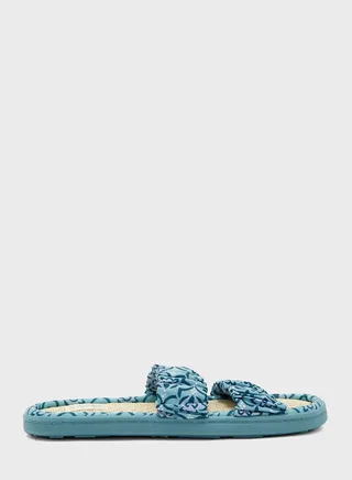 Ruched Straps Slippers
