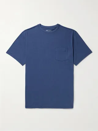 Seaside Summer Cotton and Modal-Blend Jersey T-Shirt