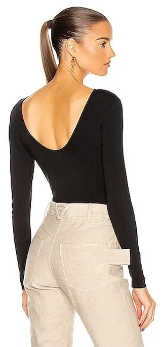 Wolford Memphis String Bodysuit in Black