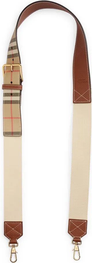 Heritage Check Bag Strap