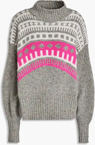 Fair Isle cashmere sweater