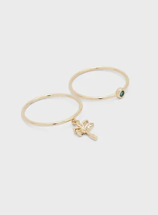 Multipack Palm Tree Drop Rings