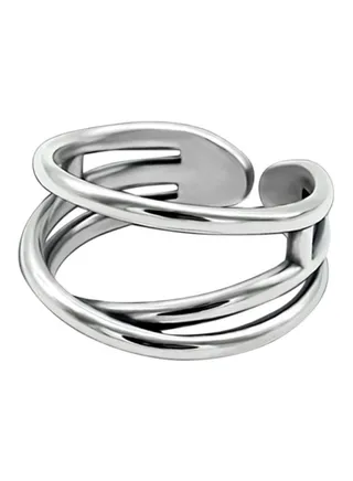 Silver Double Layer Ring 
