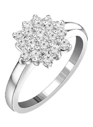 14K Diamond Studded Ring 