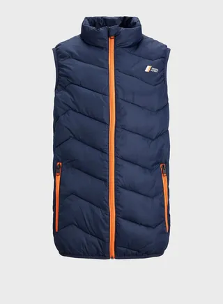 Youth Zippered Puffer Gilet 