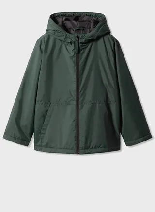 Kids Zip Through Hooded Jacket 