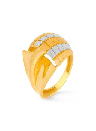 22 Carat 916 Purity Multicolour Gold Ring RG3463274T18 For Women 