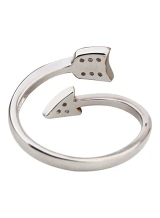 925 Sterling Silver Arrow Designed Ring 