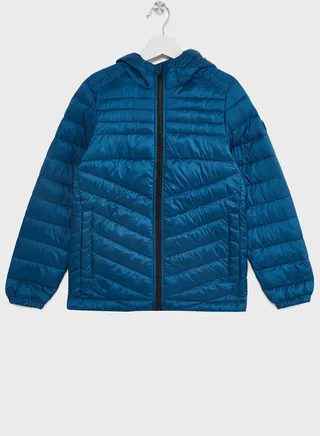 Youth Zippered Puffer Jacket 