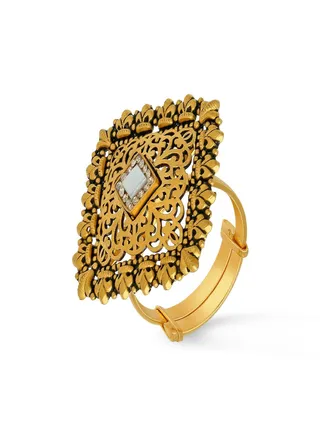 22 Carat 916 Purity Yellow Gold Ring RG3888366Y13 For Women 