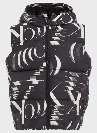 Kids Monogram Aop Print Puffer Jacket 