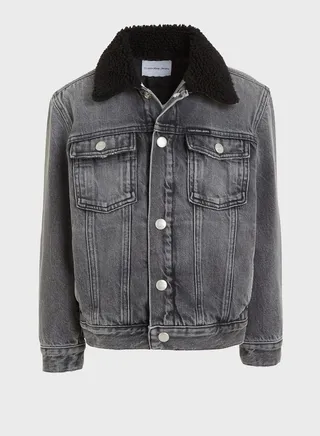 Kids Collared Denim Jacket 