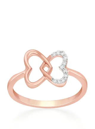 Malabar Gold and Diamonds 18 Carat 750 Purity Diamond Ring MGNAFD037RN1RVVSVS-GH14 