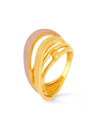 22 Carat 916 Purity Multicolour Gold Ring RG3463406T15 For Women 
