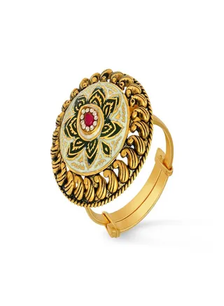 22 Carat 916 Purity Yellow Gold Ring RG3888932Y10 For Women 